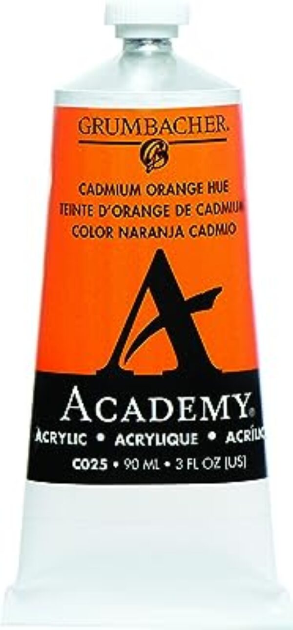 Grumbacher Academy Acrylic Paint Cadmium Orange