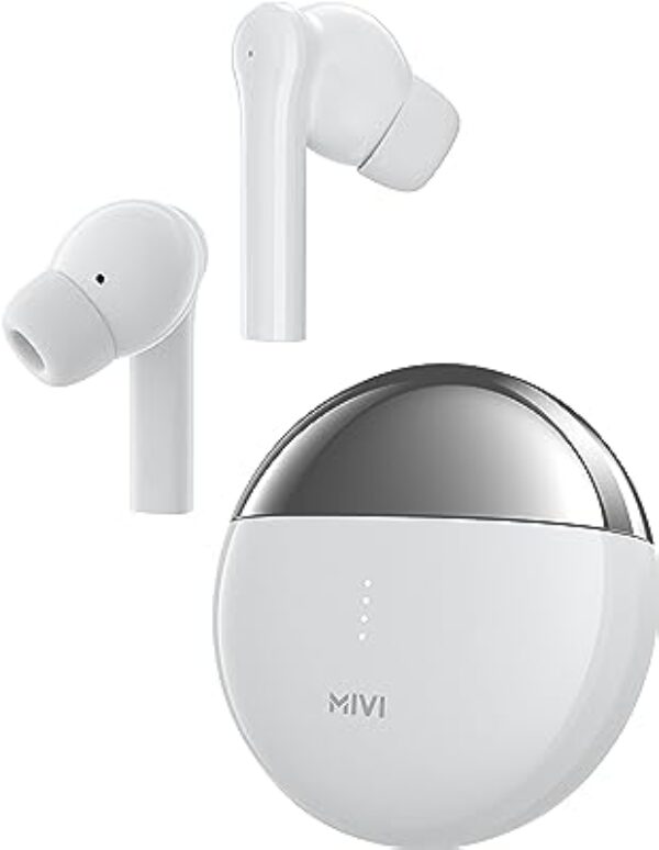 Mivi DuoPods A650 True Wireless Earbuds (Polar White)