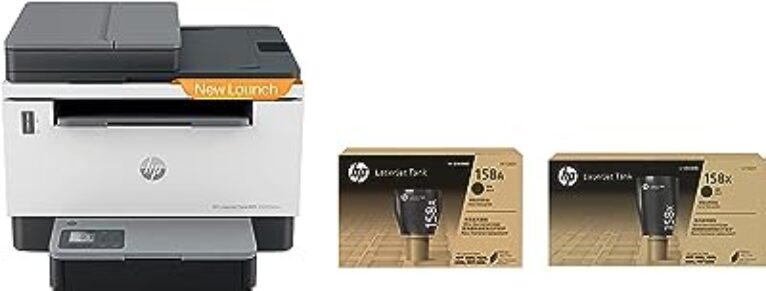 HP Laserjet Tank 2606sdw Duplex Printer & 158X Black Toner Reload Kit