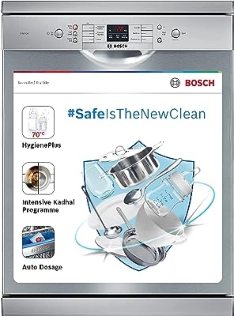 Bosch Dishwasher SMS66GI01I Silver Inox