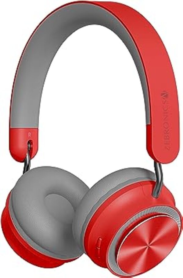 ZEBRONICS Zeb-Bang PRO Bluetooth On Ear Headphone (Red)