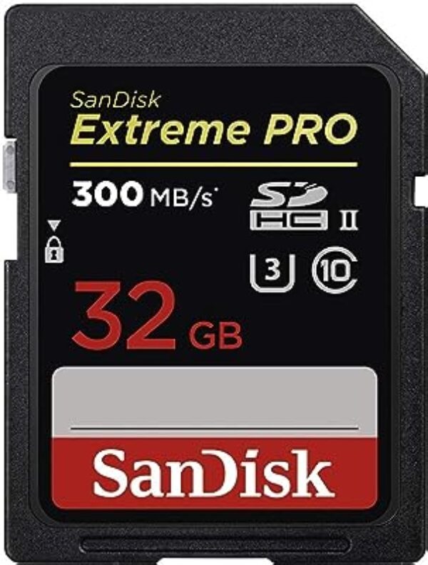 SanDisk Extreme Pro 32GB UHS-II SDHC Memory Card