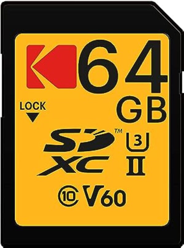 Kodak 64GB UHS-II U3 V60 SDXC