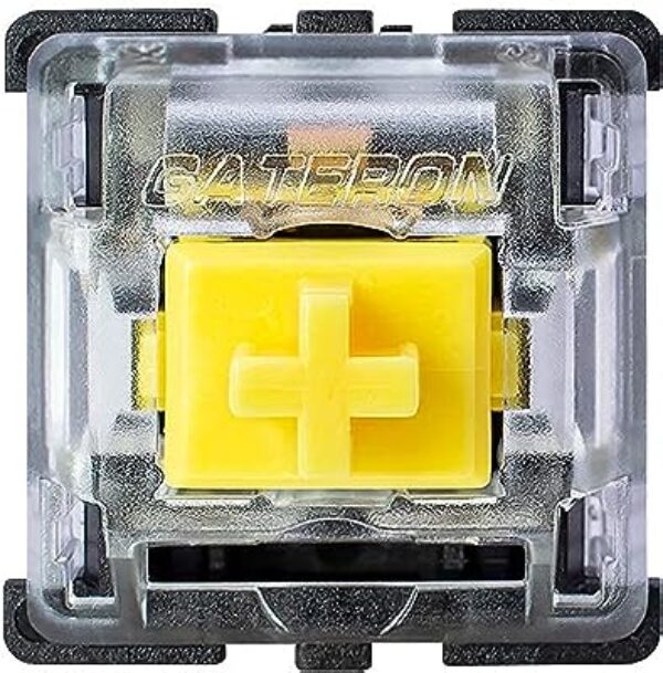 Gateron 3-pin Mechanical Keyboard Switches (Yellow)