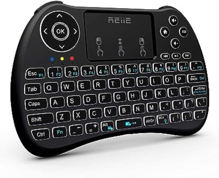 REIIE H9+ Backlit Wireless Mini Keyboard