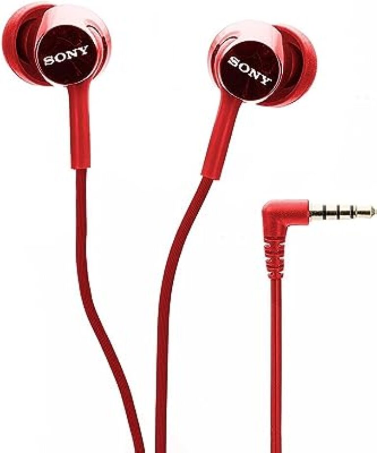Sony MDR-EX155AP Red Wired Earphone