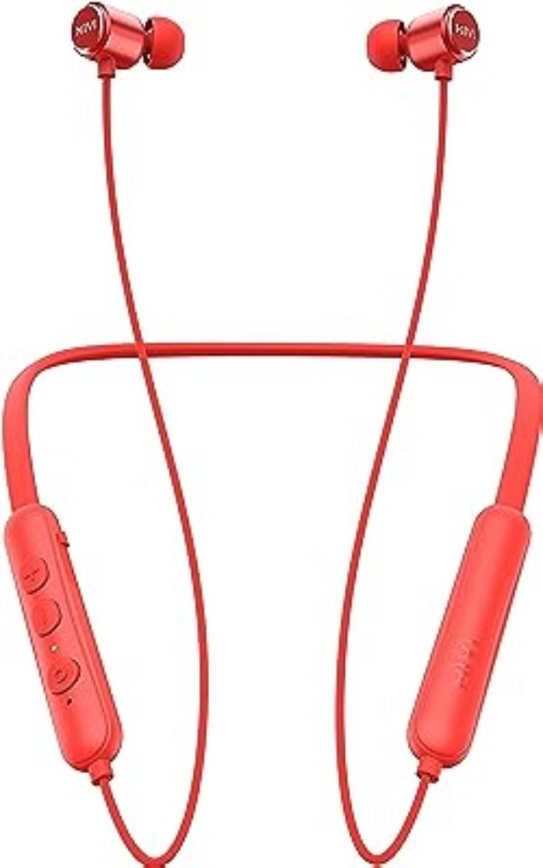 Mivi Collar Flash Bluetooth Earphones (Red)