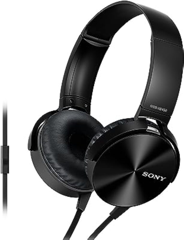 Refurbished Sony MDR-XB450AP On-Ear Headphones Black