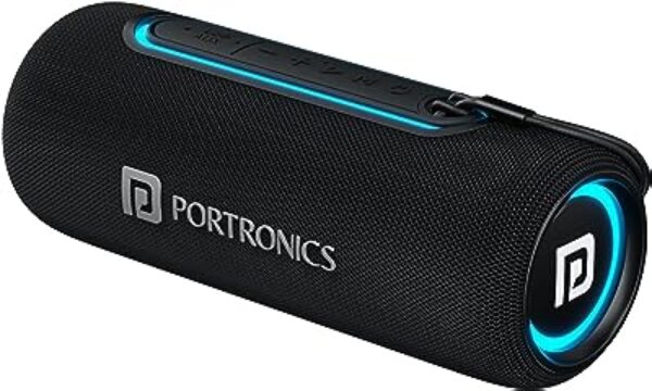 Portronics Resound 2 Bluetooth Speaker (Black)