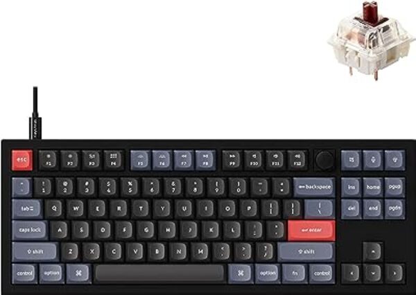 Keychron Q3 Wired Custom Mechanical Keyboard (Black)