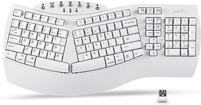 Perixx Periboard-612 Wireless Split Keyboard