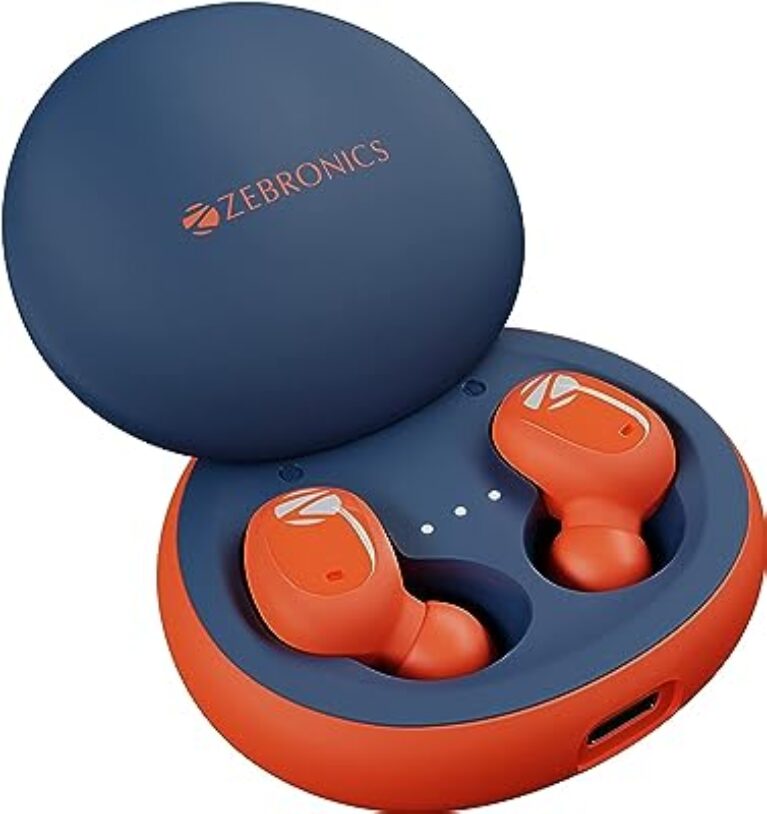 Zeb-Sound Bomb N1 True Wireless Earbuds (Orange Navy)