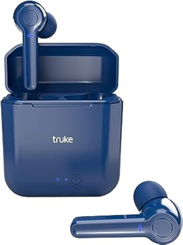 Truke Fit Buds TWS Bluetooth Earbuds (Blue)
