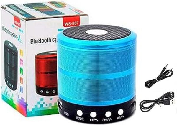 SPOY Mini Bluetooth Speaker WS-887 Blue