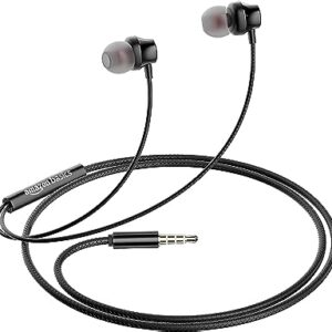 Amazon Basics In-Ear Wired Earphones (Black