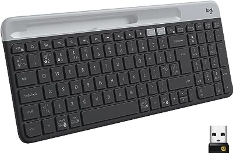 Logitech K580 Slim Wireless Keyboard - Graphite