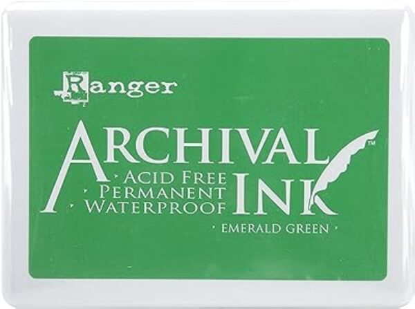 Archival Ink Jumbo Pad Emerald Green