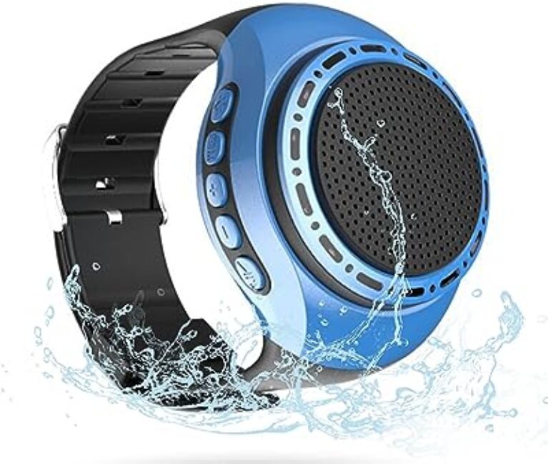 Waterproof Bluetooth Speaker Watch (Blue)