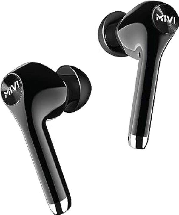 Mivi Duopods M80 Bluetooth Earbuds (Black)