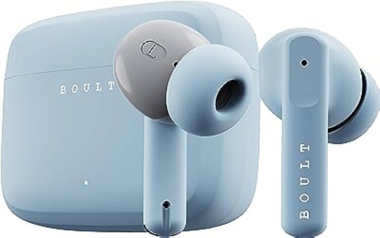Boult Z60 TWS Earbuds Powder Blue