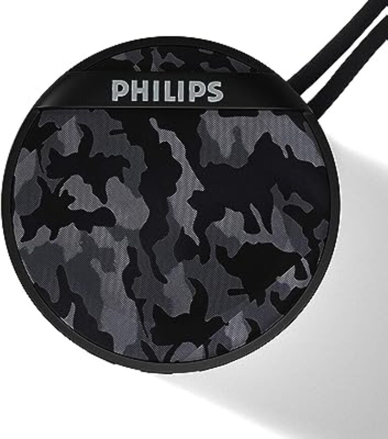 Philips BT2003 Portable Bluetooth Speaker (Gray Camouflage)