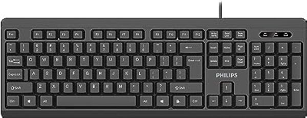 PHILIPS SPK6224 Wired Keyboard Black