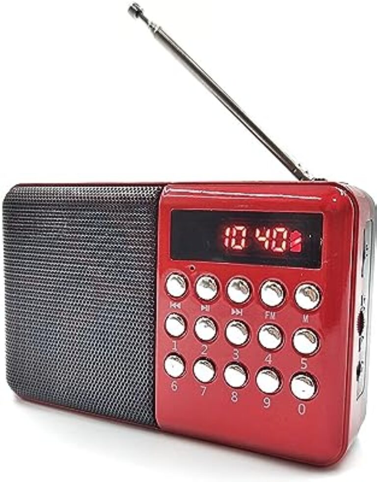 Blue Cherry FM Radio with Bluetooth