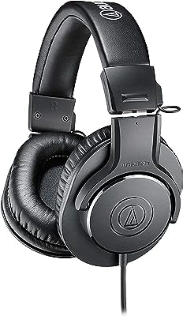 Audio-Technica Ath-M20X Over Ear Headphones (Black)