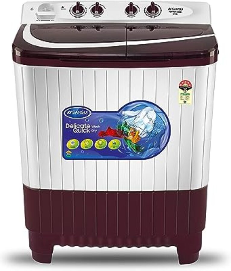 Sansui 9kg Semi-Automatic Top Loading Washing Machine
