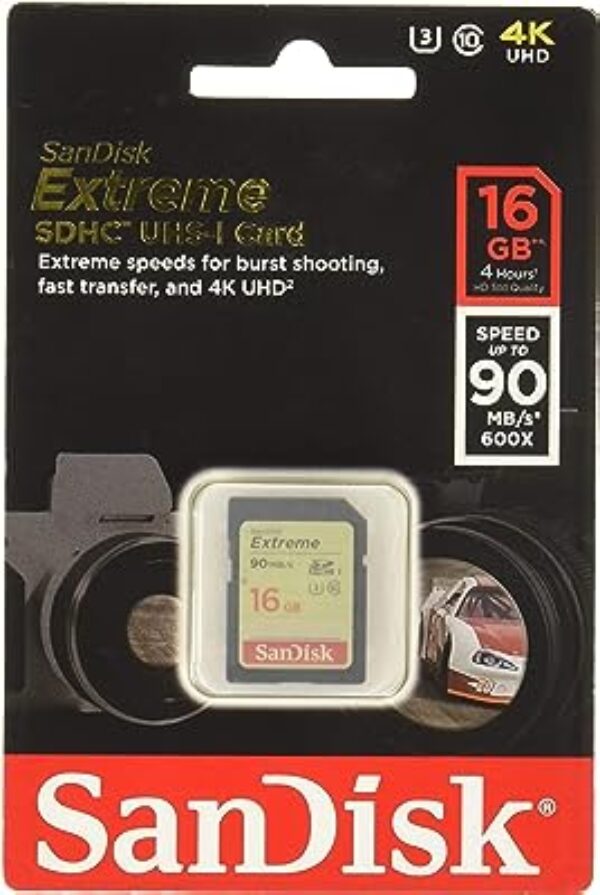 SanDisk Extreme SDHC 16GB U3