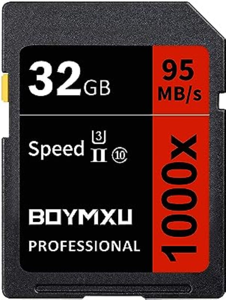 BOYMXU 32GB Memory Card Red/Black