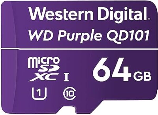 WD Purple 64GB Surveillance Memory Card