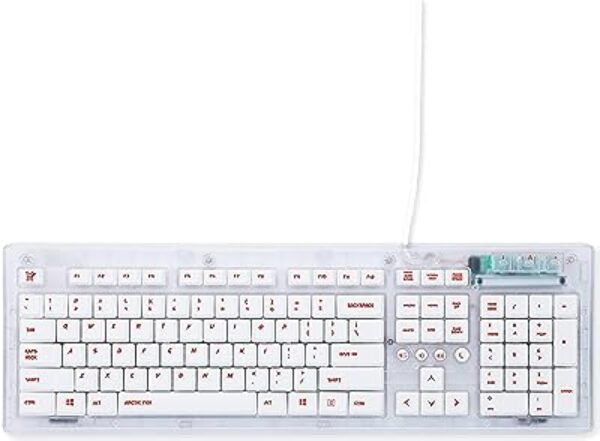 Arctic Fox Crystal Keyboard