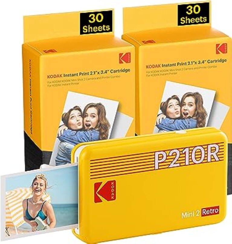 KODAK Mini 2 Retro Portable Photo Printer Yellow