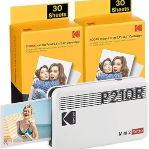 KODAK Mini 2 Retro 4PASS Portable Photo Printer