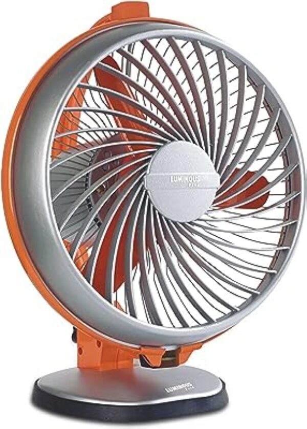 Luminous Buddy 230mm Wall/Table Fan (Royal Orange)