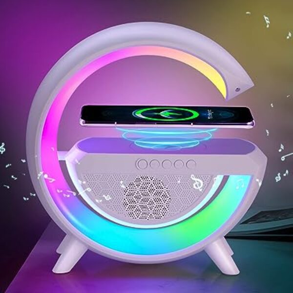 One94Store Wireless Charger Lamp Bluetooth Speaker
