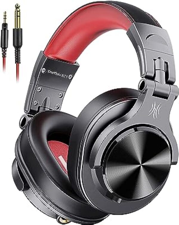OneOdio A71 Red Headphones