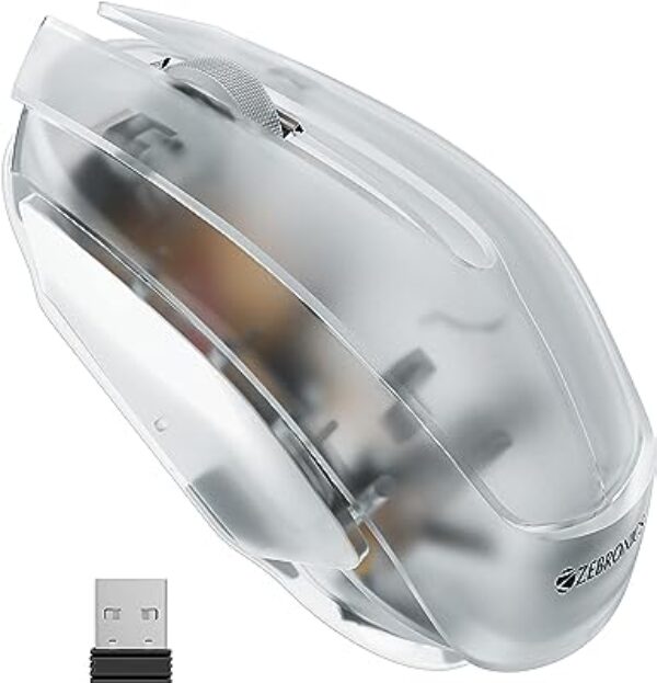 Zebronics Clear Wireless Mouse White