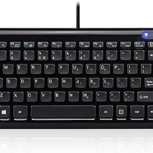 Perixx PERIBOARD-407B Mini Keyboard Black