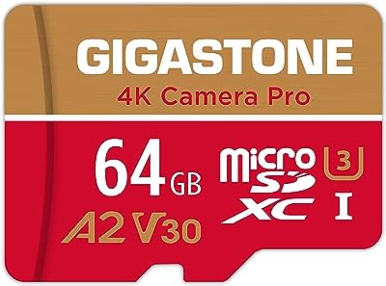 Gigastone 64GB Micro SD Card 4K Camera Pro