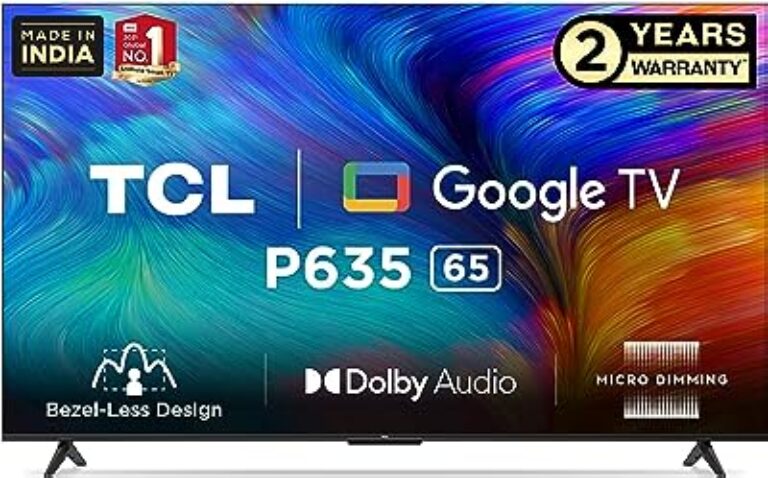 TCL 65P635 Bezel-Less 4K Ultra HD