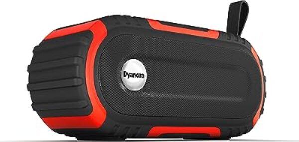 Dyanora Thunder DY-BT10-01 Bluetooth Speaker (Black - Red)