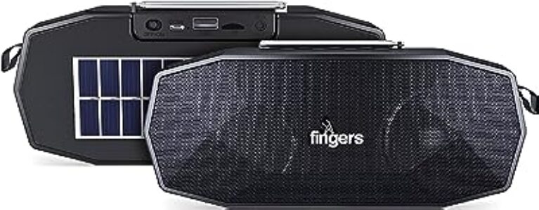 FINGERS SolarHunk Bluetooth Speaker (Black)