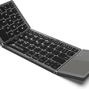 Foldable Bluetooth Keyboard with Touchpad