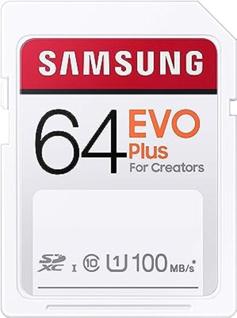 Samsung EVO Plus 64GB SD Memory Card