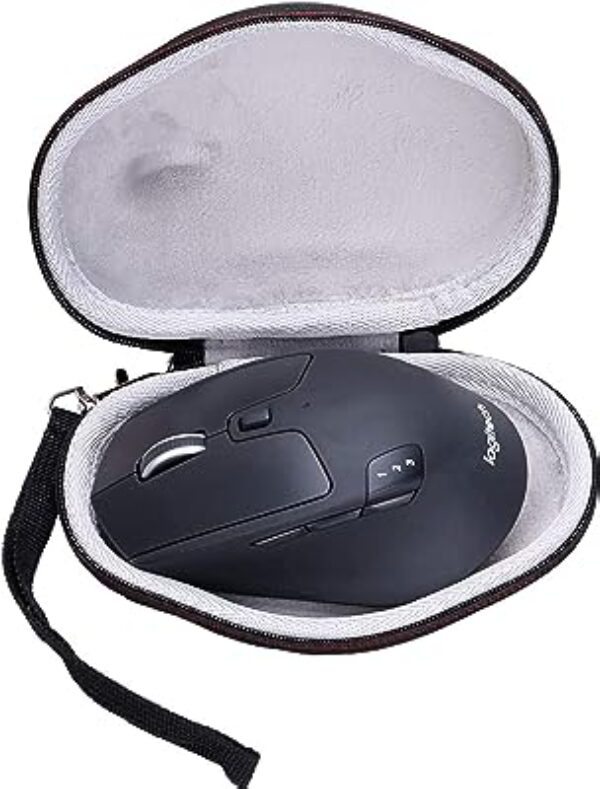 M.G.R.J Portable Carrying Case for Logitech M650/M720/Microsoft Ergonomic Mouse (Black)