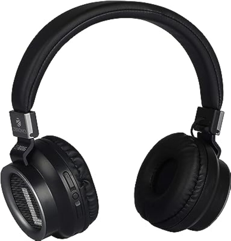 Zebronics Bang Over Ear Bluetooth Headphones (Black)