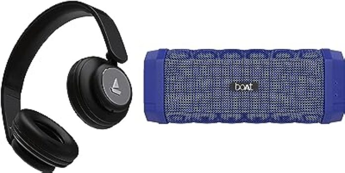 boAt Stone 650 Bluetooth Speaker & Rockerz 450 Headphones