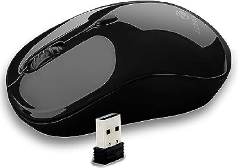 Zebronics Zeb-Shine Wireless Mouse Black